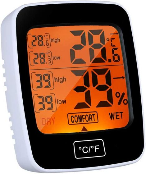 Higrómetro Digital termómetro de temperatura interior y medidor de